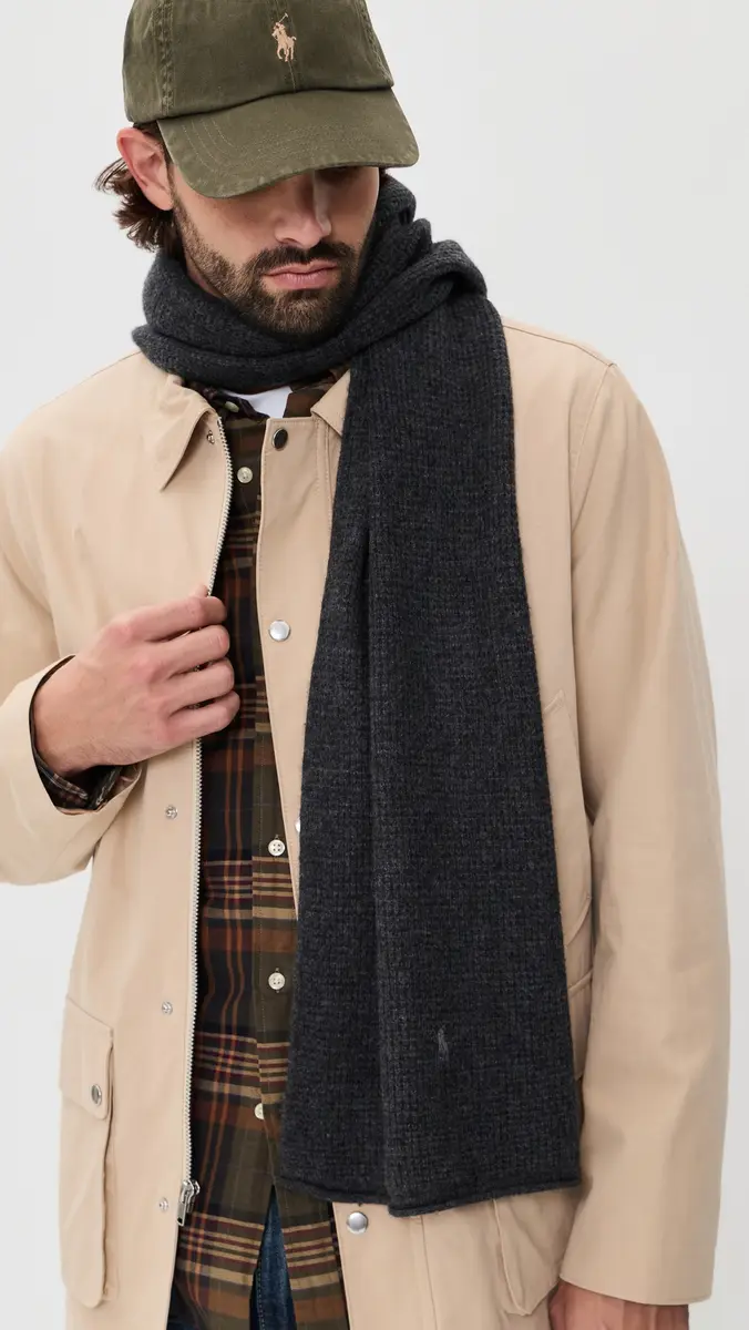 Polo Ralph Lauren Spa Thermal Knit Scarf | Thumbnail 3 Polo Ralph Lauren Spa Thermal Knit Scarf | Thumbnail 3