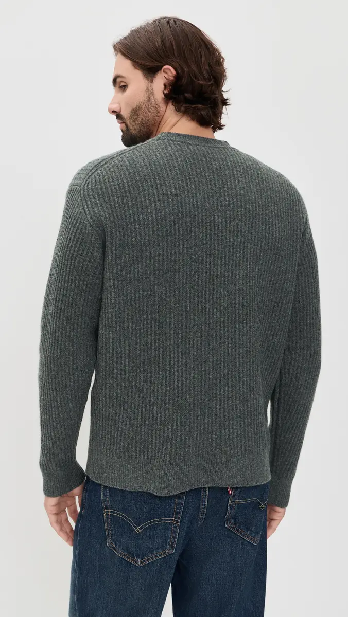 Maison Kitsuné Fox Head Wool Ribbed Sweater | Thumbnail 4 Maison Kitsuné Fox Head Wool Ribbed Sweater | Thumbnail 4