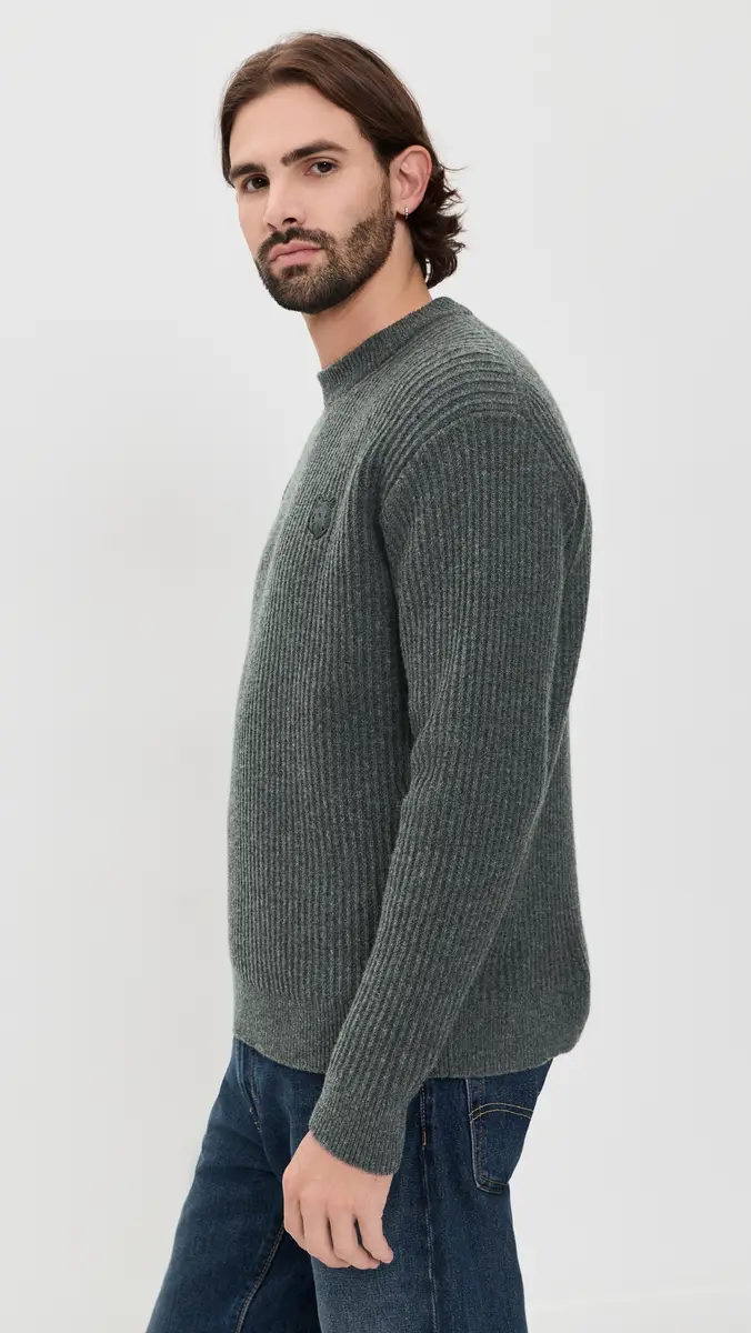 Maison Kitsuné Fox Head Wool Ribbed Sweater | Thumbnail 5 Maison Kitsuné Fox Head Wool Ribbed Sweater | Thumbnail 5