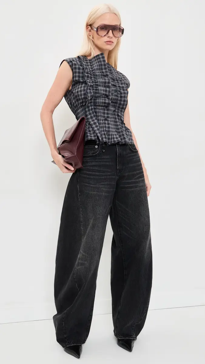 MSGM Plaid Blouse | Thumbnail 5 MSGM Plaid Blouse | Thumbnail 5