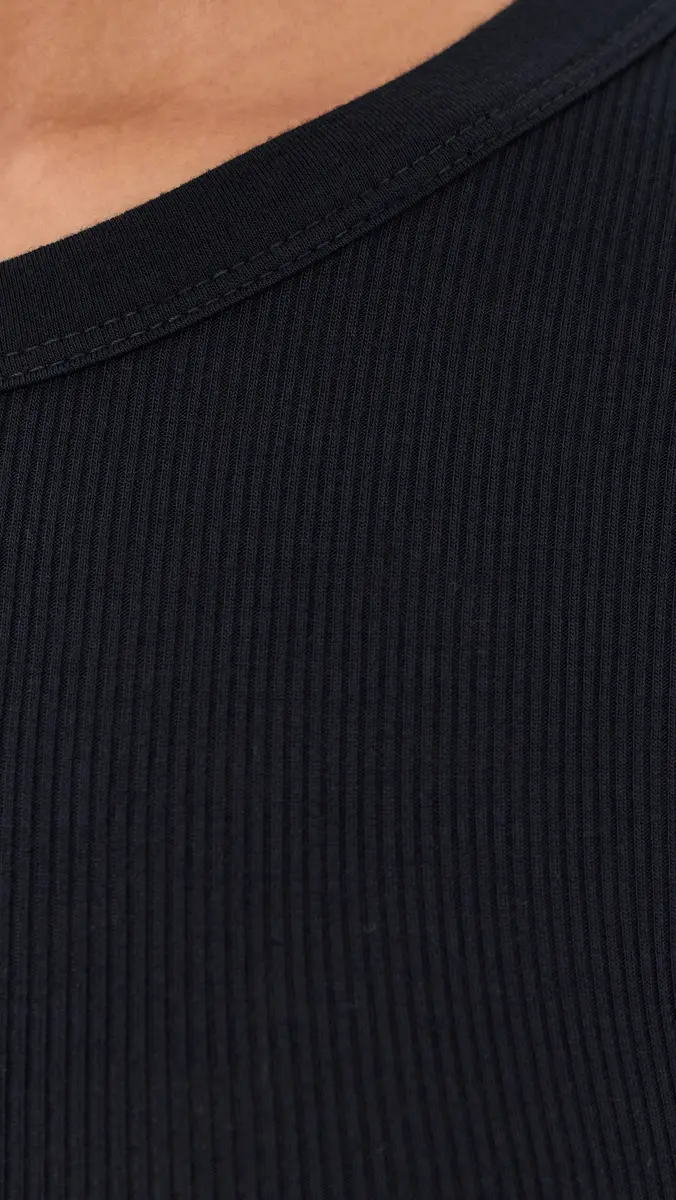 ENZA COSTA Silk Rib Essential Crew Tee | Thumbnail 6
