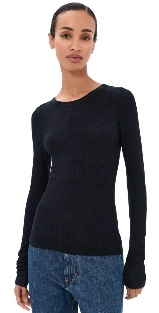 Silk Rib Essential Crew Tee Silk Rib Essential Crew Tee