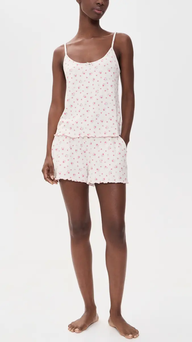 PJ Salvage Cloud Pajama Shorts | Thumbnail 5 PJ Salvage Cloud Pajama Shorts | Thumbnail 5