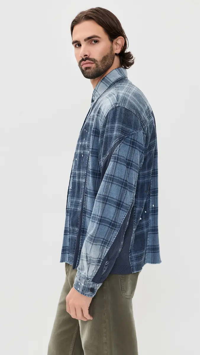 John Elliott Scar Hemi Oversized Shirt | Thumbnail 4 John Elliott Scar Hemi Oversized Shirt | Thumbnail 4