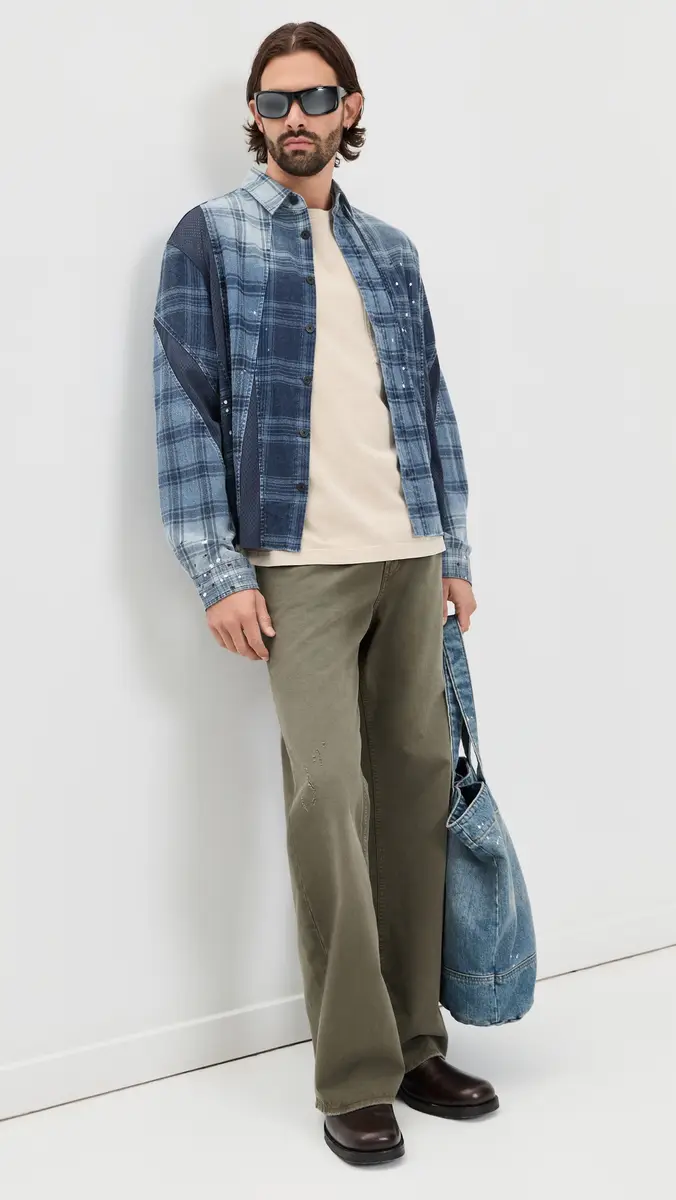 John Elliott Scar Hemi Oversized Shirt | Thumbnail 5 John Elliott Scar Hemi Oversized Shirt | Thumbnail 5