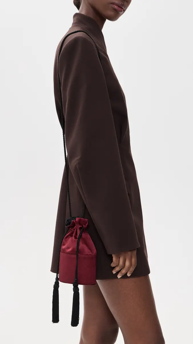 Hunting Season The Satin Lola Bucket Bag | Thumbnail 3 Hunting Season The Satin Lola Bucket Bag | Thumbnail 3