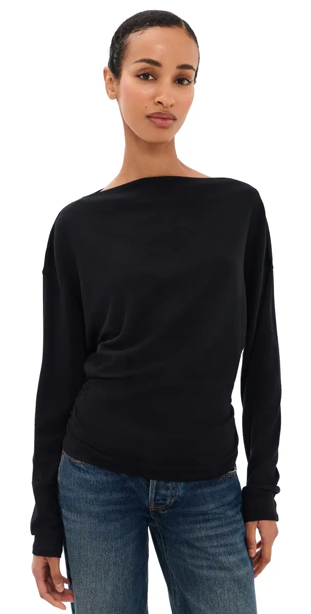 Vince Draped Slash Top