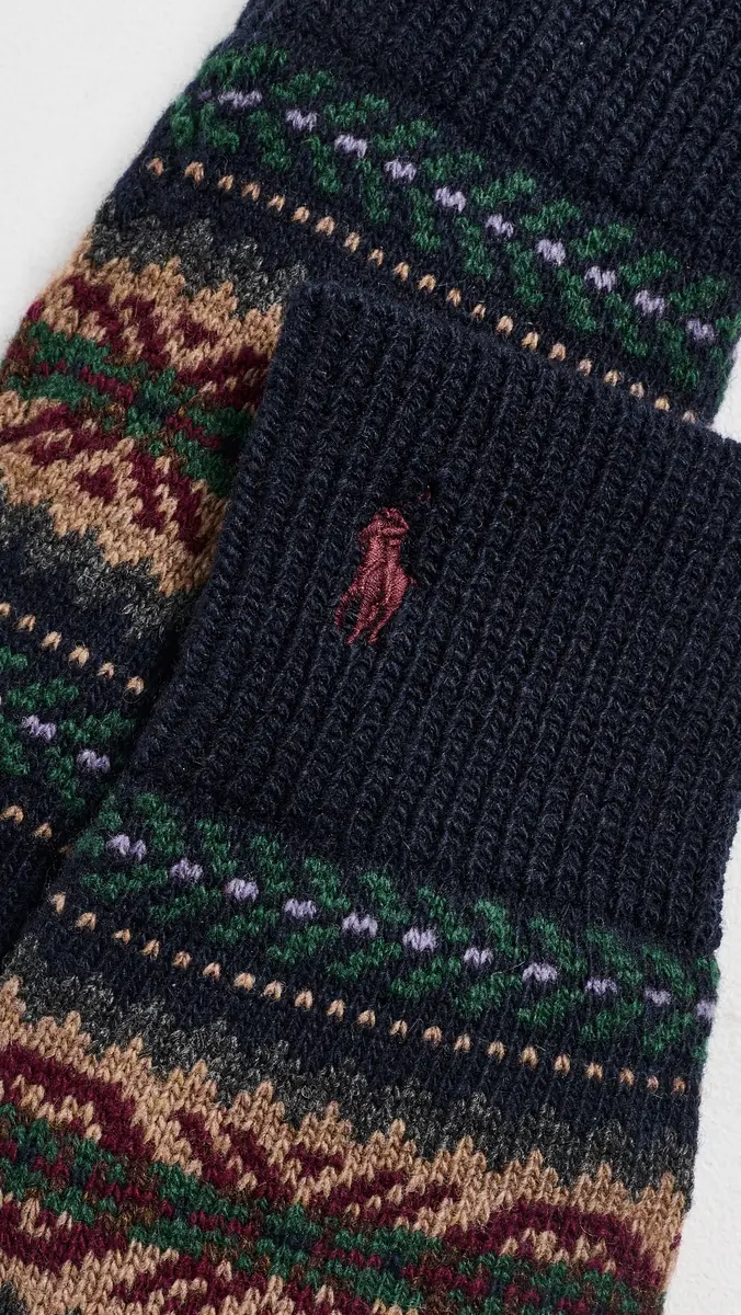 Polo Ralph Lauren Fairisle Fingerless Gloves | Thumbnail 3 Polo Ralph Lauren Fairisle Fingerless Gloves | Thumbnail 3