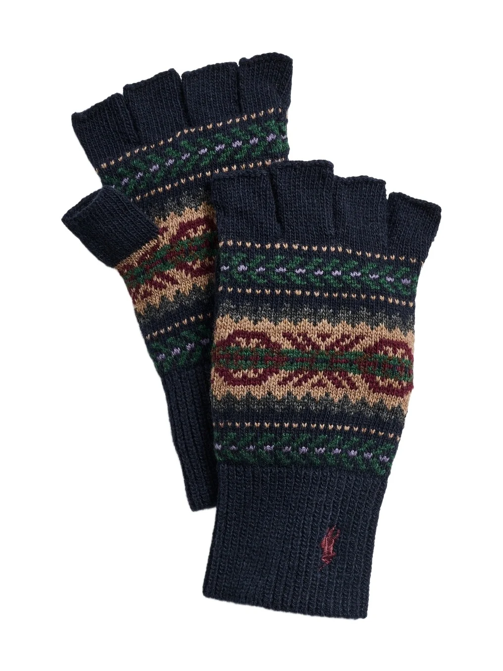 Polo Ralph Lauren Fairisle Fingerless Gloves