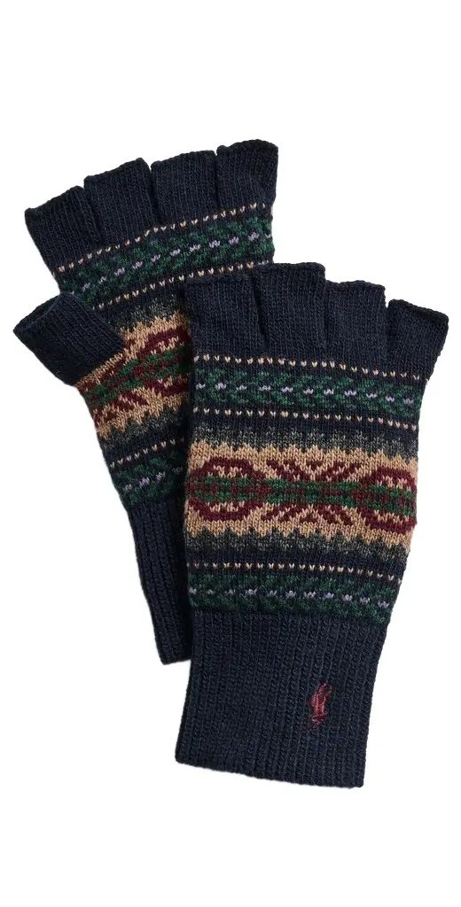 Polo Ralph Lauren Fairisle Fingerless Gloves