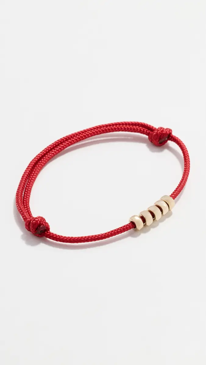Zoë Chicco 14k Gold Rondelle Bead Paracord Bracelet | Thumbnail 2 Zoë Chicco 14k Gold Rondelle Bead Paracord Bracelet | Thumbnail 2
