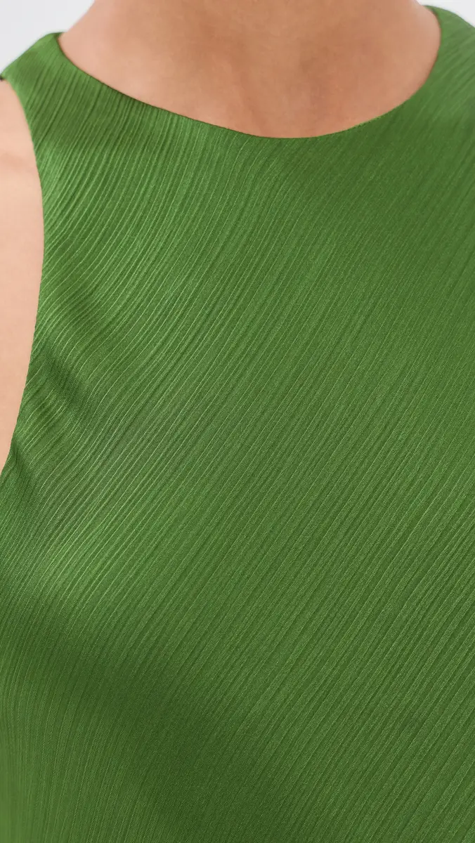 Tibi Matte Satin Plisse Maxi Bias Dress | Thumbnail 6 Tibi Matte Satin Plisse Maxi Bias Dress | Thumbnail 6