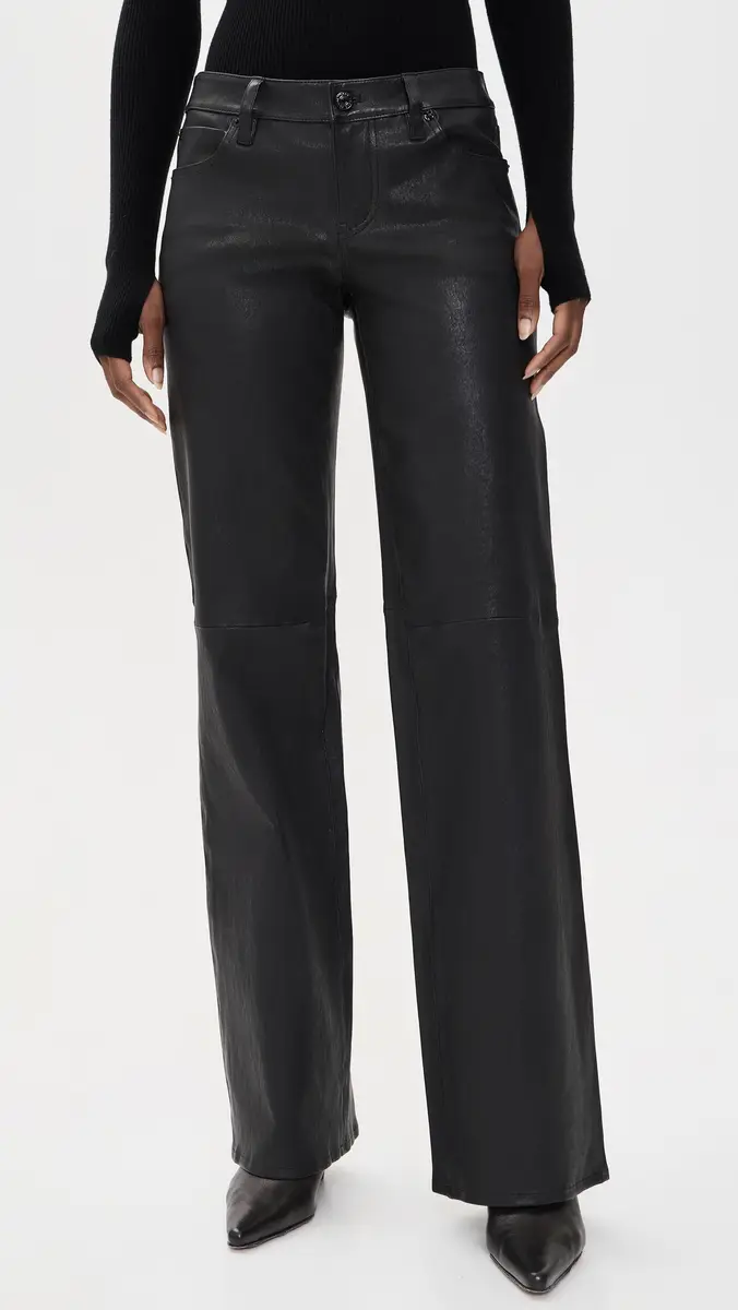 Frame The Leather Gray Jeans | Thumbnail 2 Frame The Leather Gray Jeans | Thumbnail 2