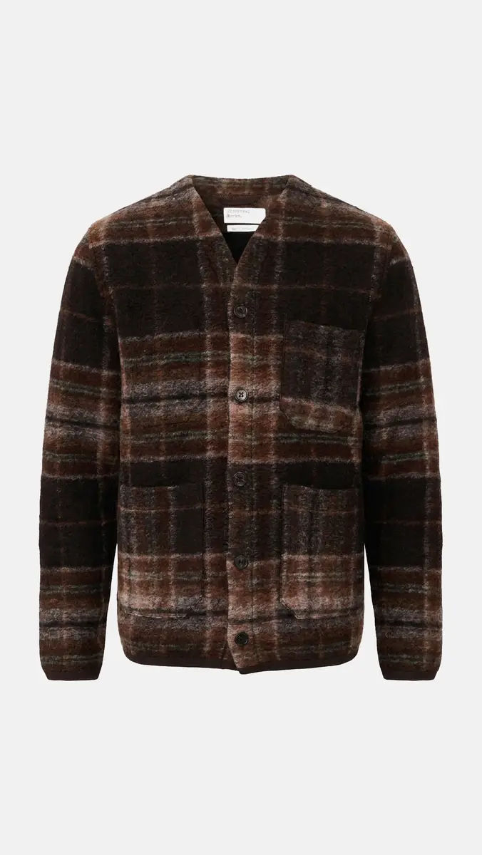 UNIVERSAL WORKS Pino Wool Fleece Cardigan | Thumbnail 2