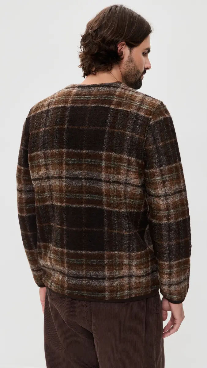 UNIVERSAL WORKS Pino Wool Fleece Cardigan | Thumbnail 4