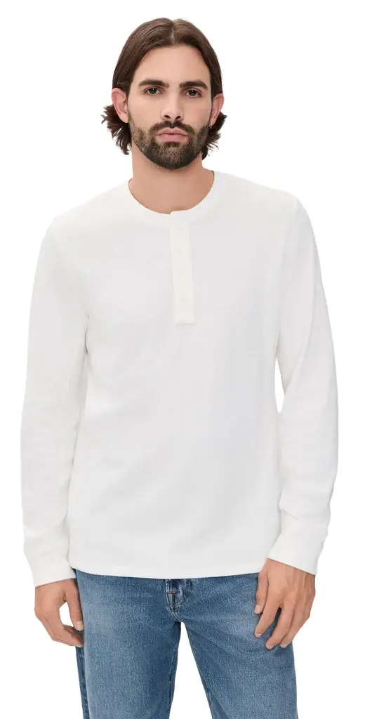 RAILS Soto Long Sleeve Henley Tee
