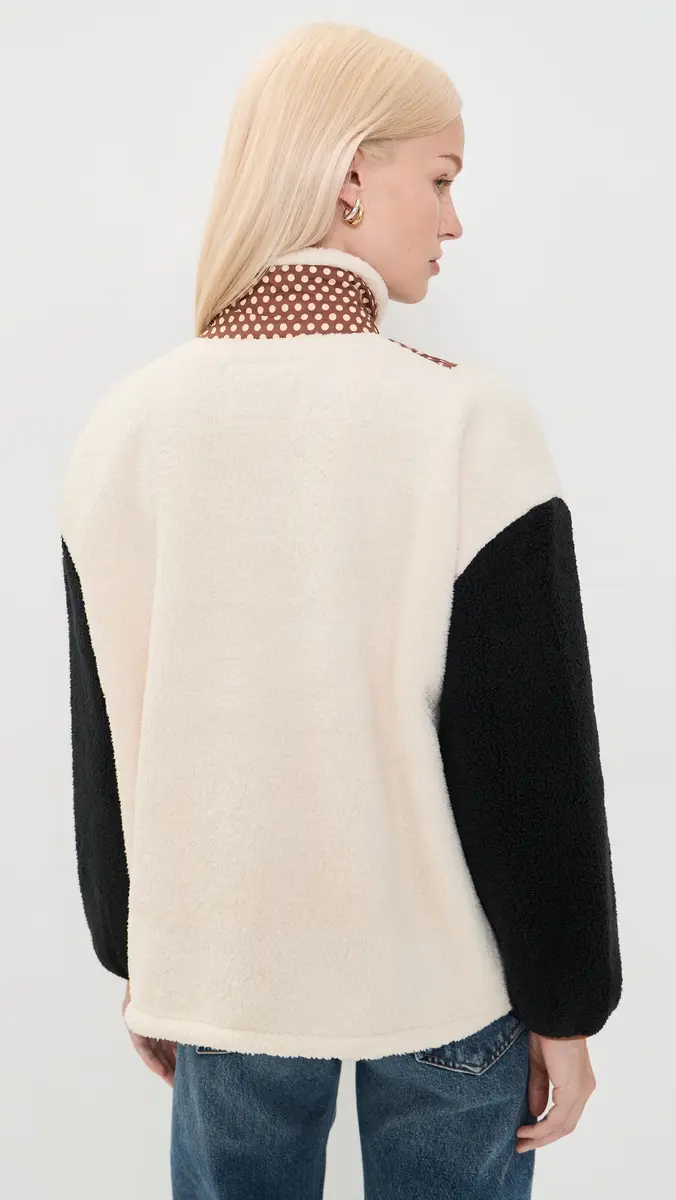 THE GREAT. Outdoors The Plush Crosswind Pullover | Thumbnail 3