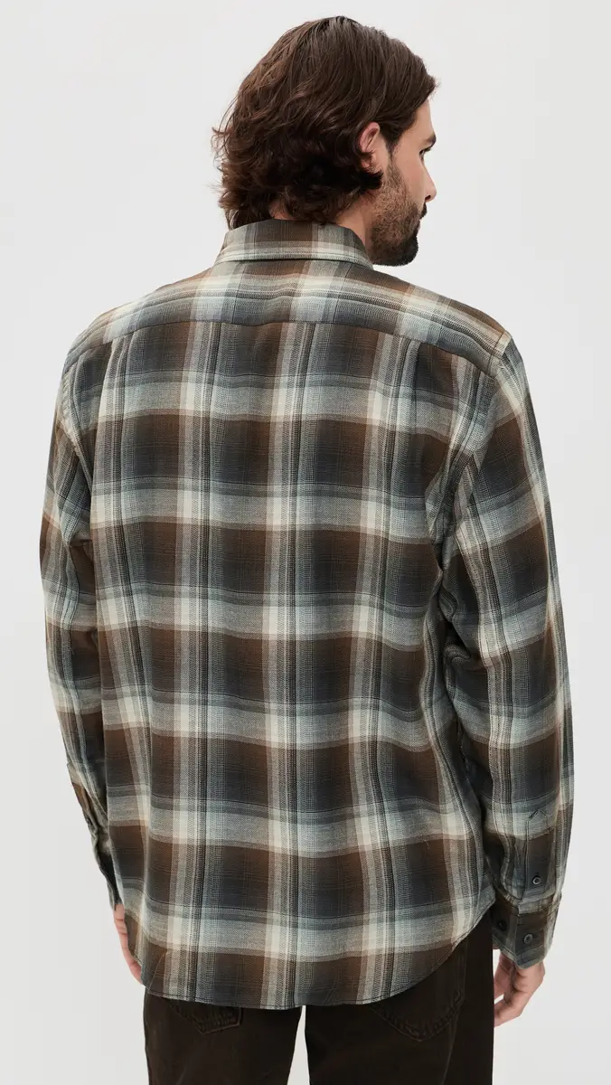 Madewell Teamkit Flannel Button Up Work Shirt | Thumbnail 3