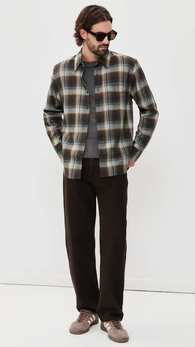 Madewell Teamkit Flannel Button Up Work Shirt | Thumbnail 5