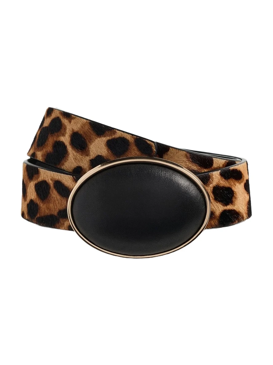 Lele Sadoughi Statement Oval Station Belt