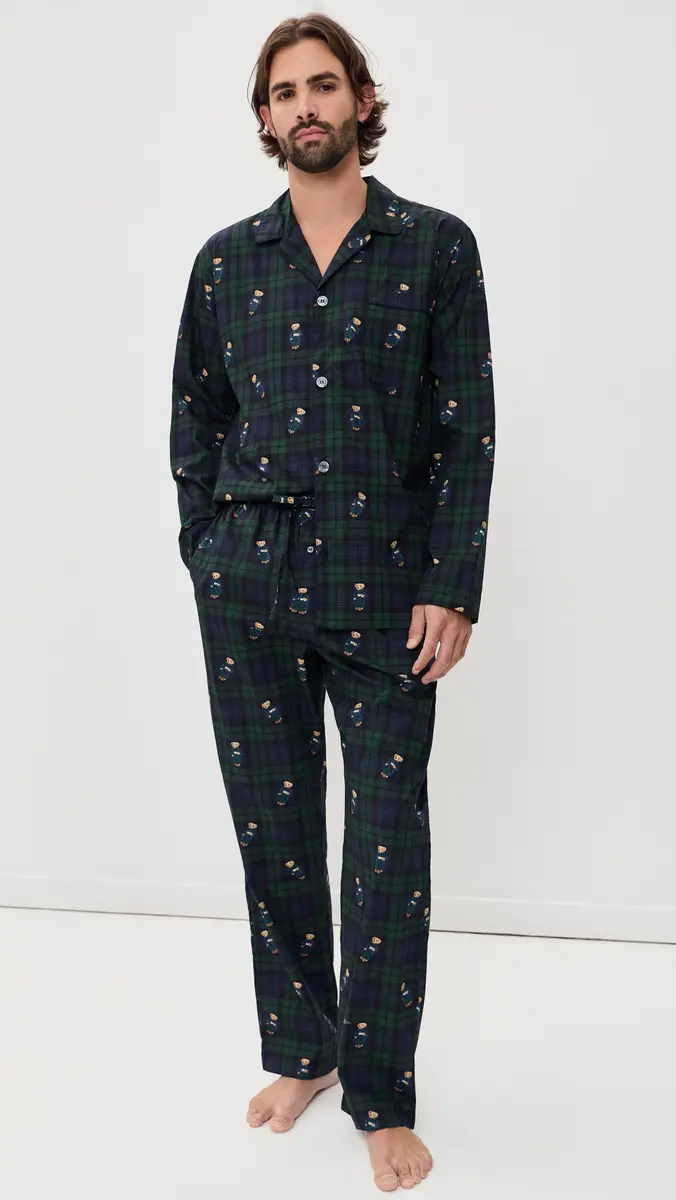 Polo Ralph Lauren Underwear Woven Bear Pajama Set | Thumbnail 2 Polo Ralph Lauren Underwear Woven Bear Pajama Set | Thumbnail 2
