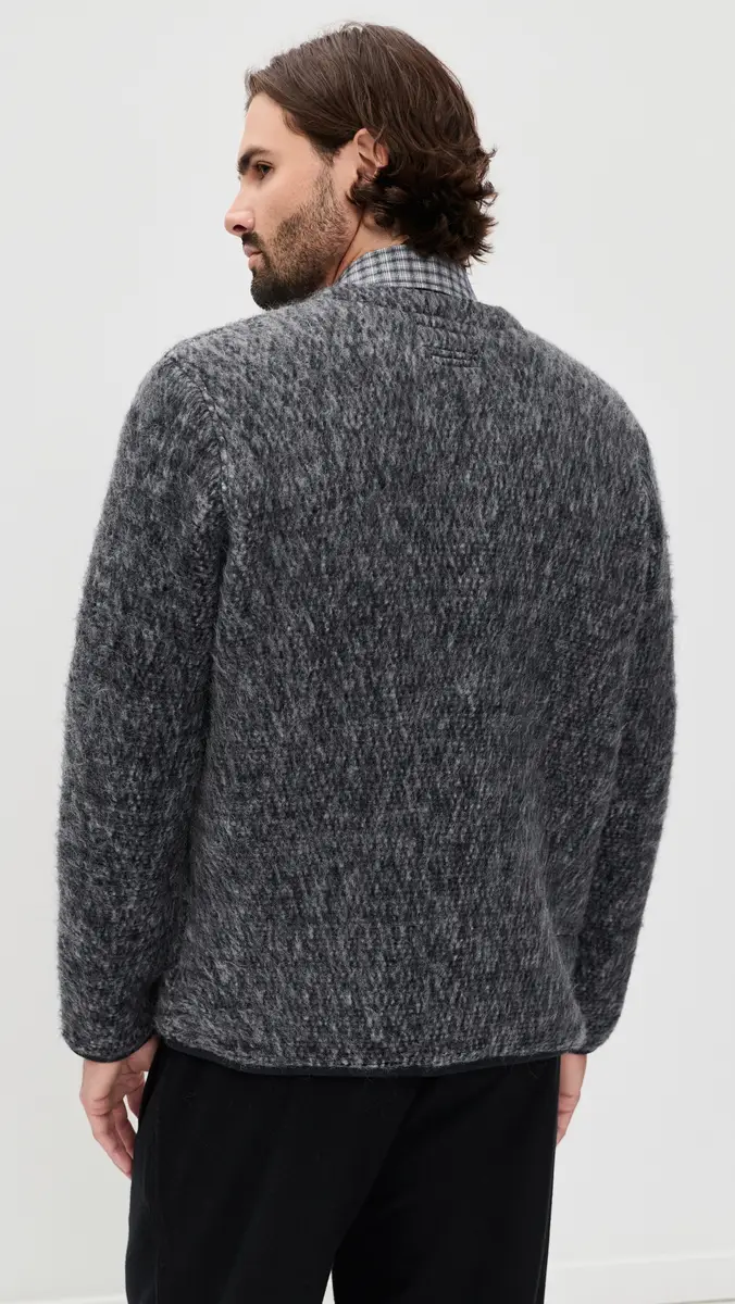 UNIVERSAL WORKS Losso Mohair Mix Cardigan | Thumbnail 3 UNIVERSAL WORKS Losso Mohair Mix Cardigan | Thumbnail 3