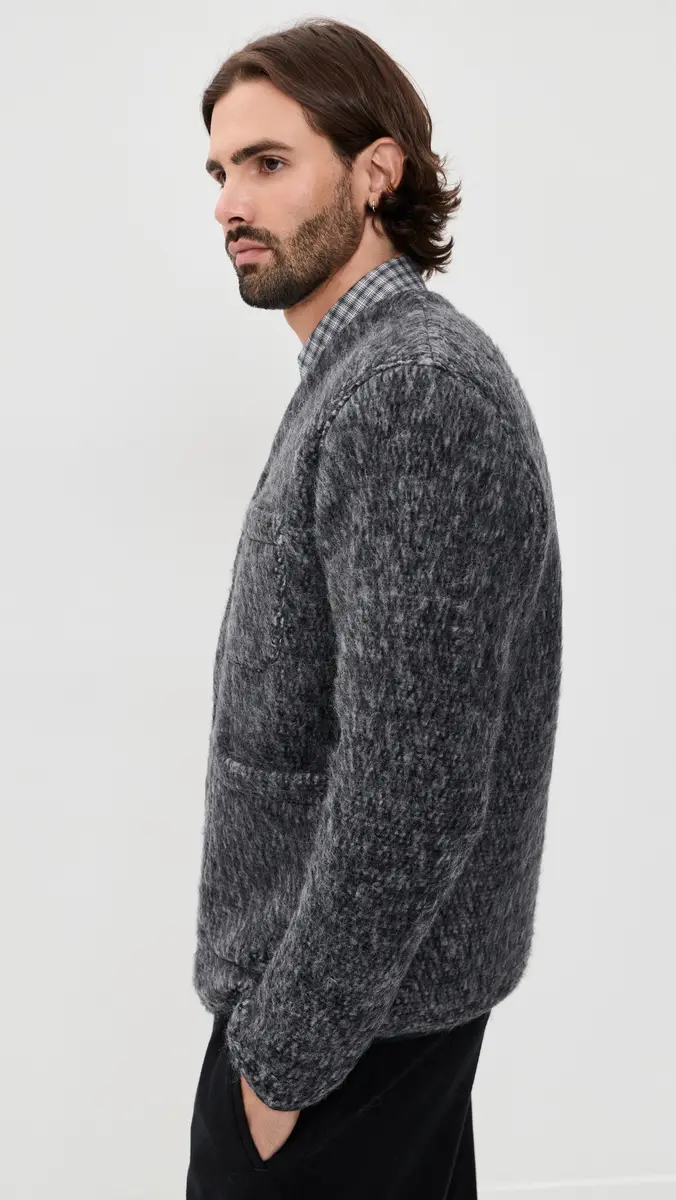 UNIVERSAL WORKS Losso Mohair Mix Cardigan | Thumbnail 4 UNIVERSAL WORKS Losso Mohair Mix Cardigan | Thumbnail 4