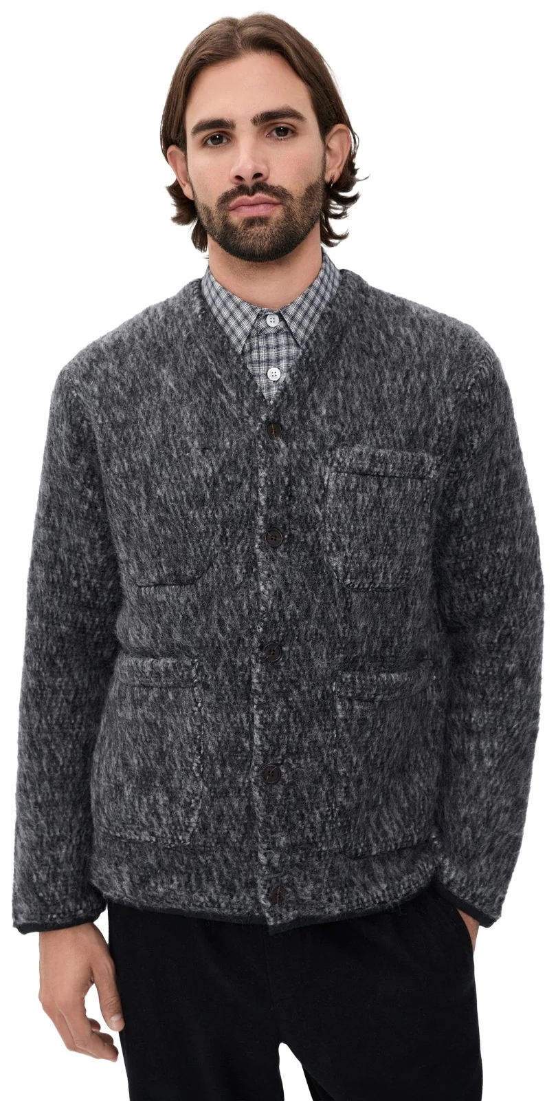 UNIVERSAL WORKS Losso Mohair Mix Cardigan
