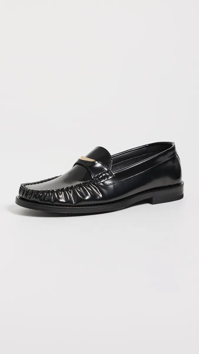 Anine Bing Amoc Leather Loafers | Thumbnail 2