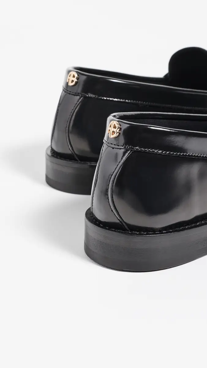 Anine Bing Amoc Leather Loafers | Thumbnail 4