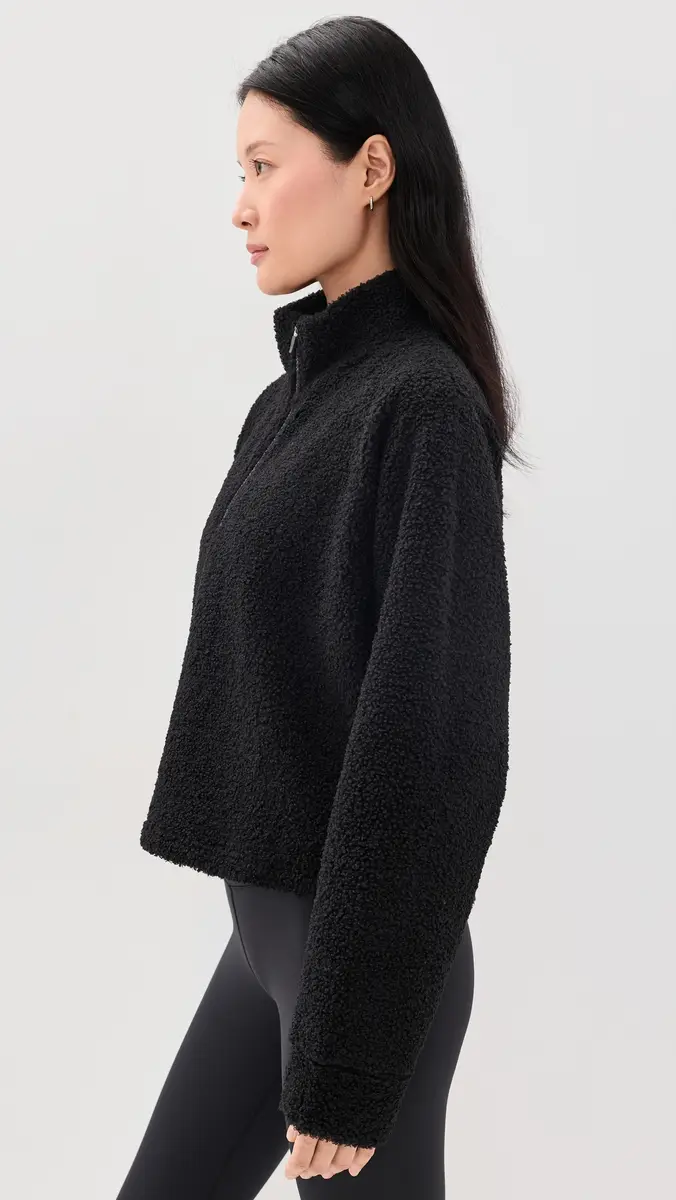 Year of Ours Lucia Quarter Zip Sherpa Pullover | Thumbnail 4 Year of Ours Lucia Quarter Zip Sherpa Pullover | Thumbnail 4