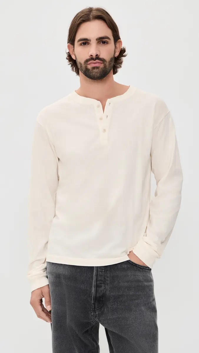 John Elliott Air Spun Henley | Thumbnail 2 John Elliott Air Spun Henley | Thumbnail 2