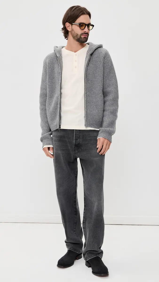 John Elliott Air Spun Henley | Thumbnail 5 John Elliott Air Spun Henley | Thumbnail 5
