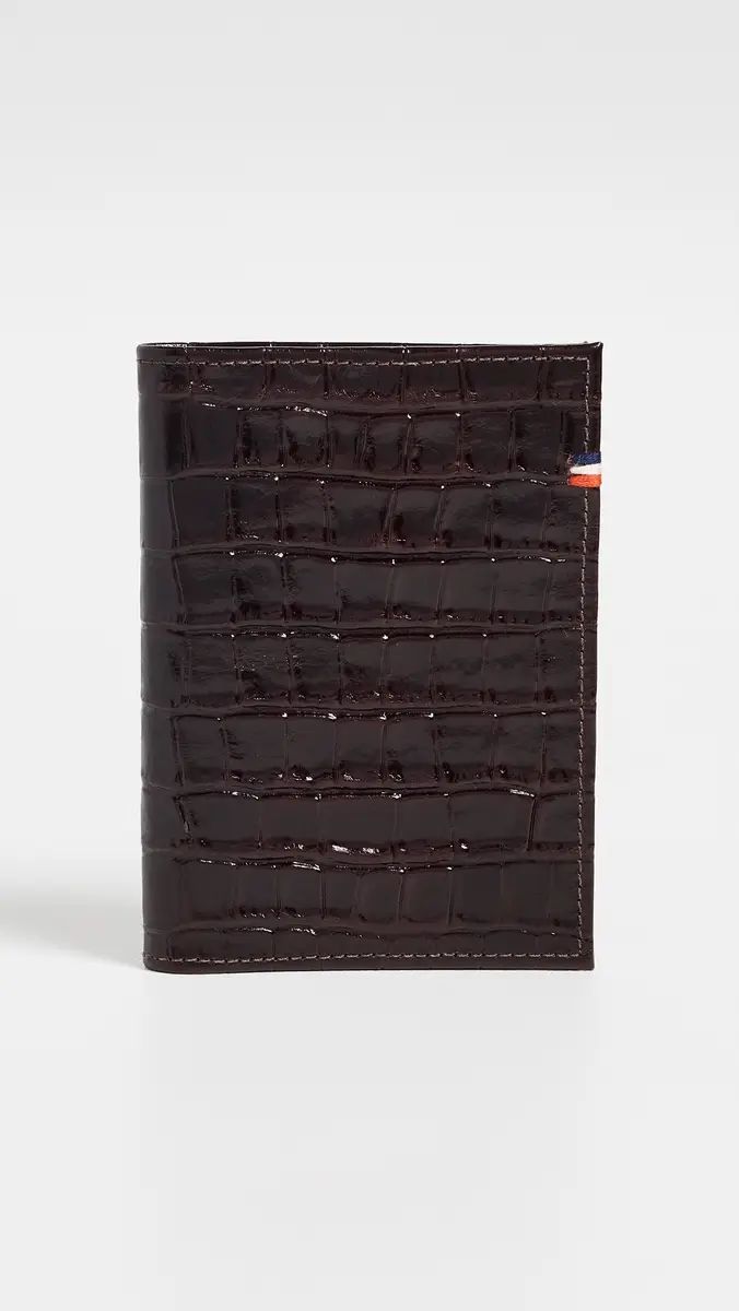 Clare V. Clare V. Roma Croco Passport Sleeve | Thumbnail 2 Clare V. Clare V. Roma Croco Passport Sleeve | Thumbnail 2