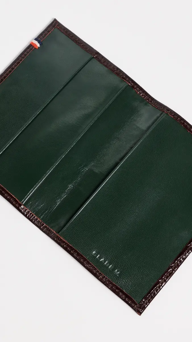 Clare V. Clare V. Roma Croco Passport Sleeve | Thumbnail 5 Clare V. Clare V. Roma Croco Passport Sleeve | Thumbnail 5