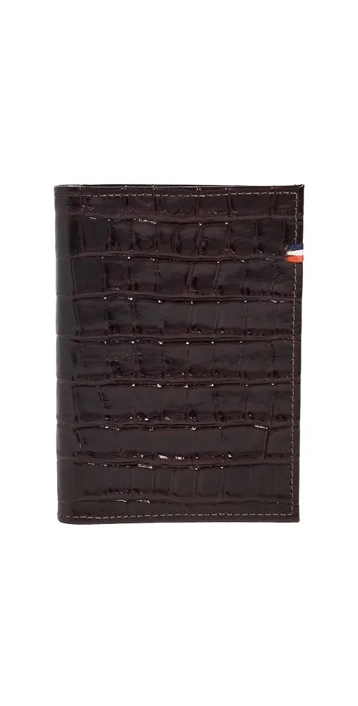 Clare V. Clare V. Roma Croco Passport Sleeve