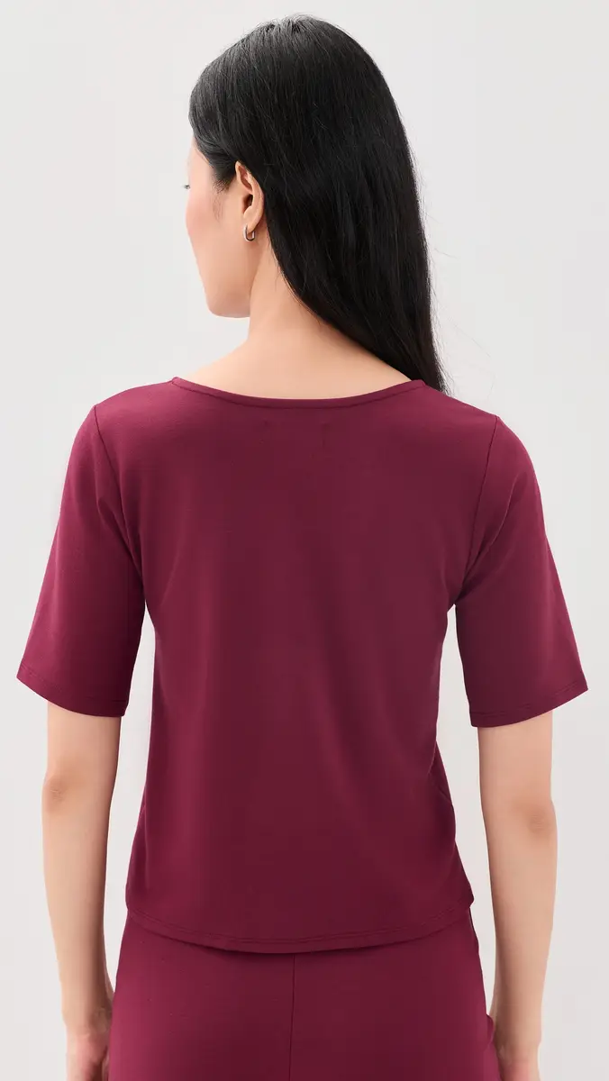 Ripley Rader Ponte Knit Short Sleeve Tee | Thumbnail 3 Ripley Rader Ponte Knit Short Sleeve Tee | Thumbnail 3