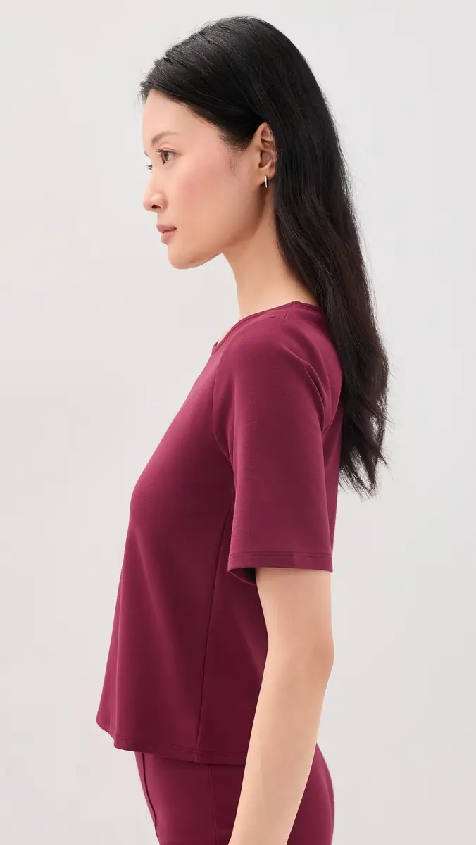 Ripley Rader Ponte Knit Short Sleeve Tee | Thumbnail 4 Ripley Rader Ponte Knit Short Sleeve Tee | Thumbnail 4