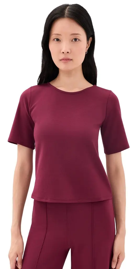 Ripley Rader Ponte Knit Short Sleeve Tee