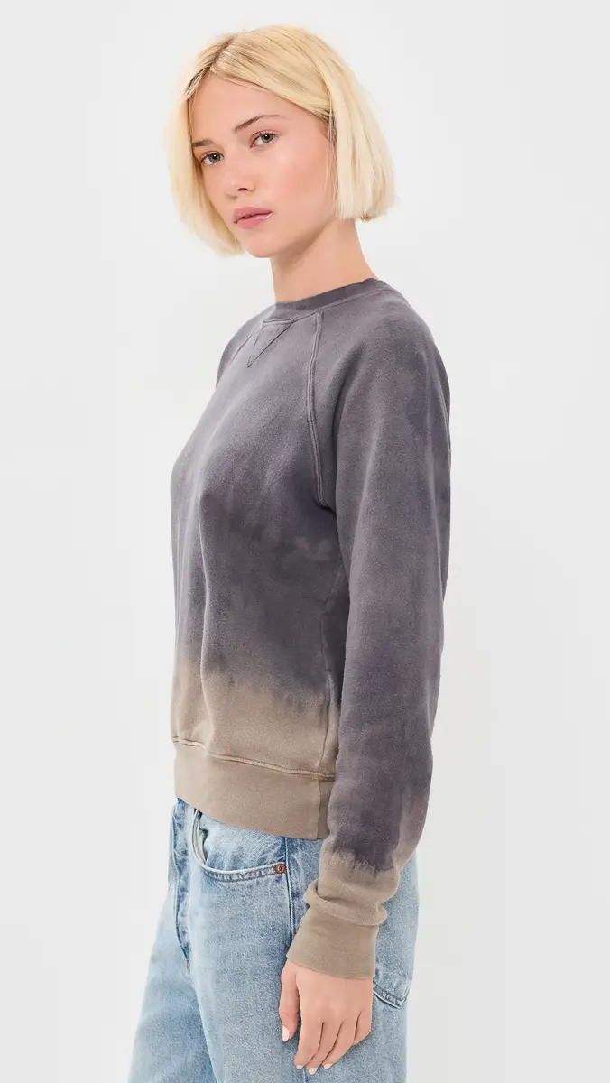 B SIDES Dip Dye Crew Neck Sweatshirt | Thumbnail 4 B SIDES Dip Dye Crew Neck Sweatshirt | Thumbnail 4