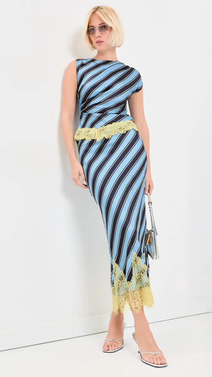 Never Fully Dressed Stripe Maeva Skirt | Thumbnail 5 Never Fully Dressed Stripe Maeva Skirt | Thumbnail 5