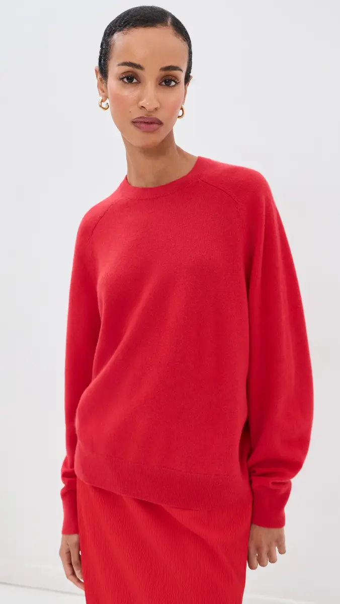 Tibi Cashmere Crew Neck Sweater | Thumbnail 2 Tibi Cashmere Crew Neck Sweater | Thumbnail 2