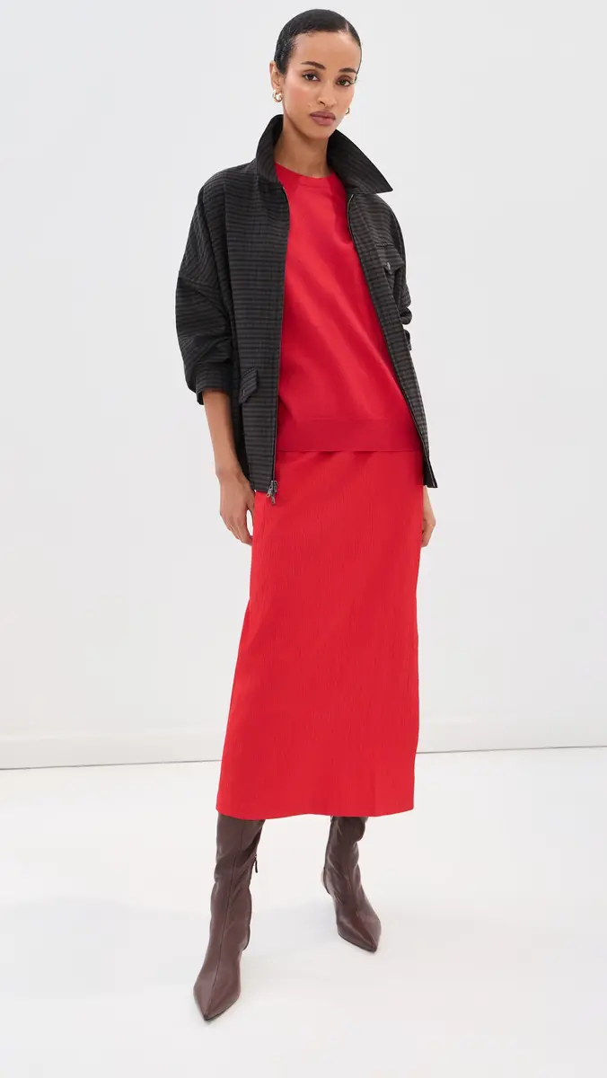 Tibi Cashmere Crew Neck Sweater | Thumbnail 5 Tibi Cashmere Crew Neck Sweater | Thumbnail 5
