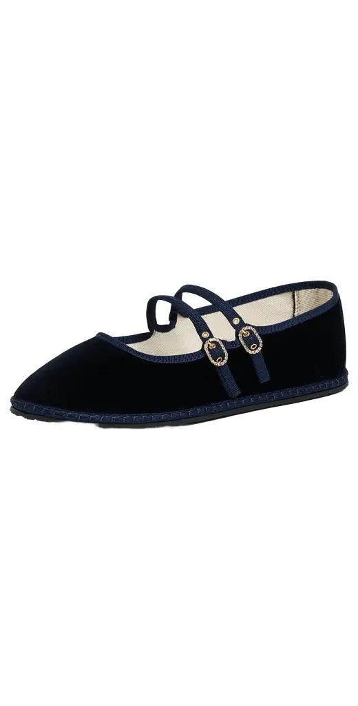 Vibi Venezia Audrey Velvet Flats