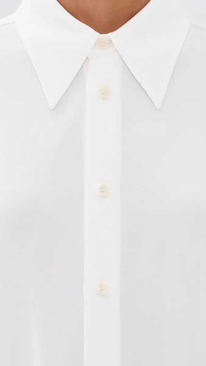 Tibi Soft Drape Hinged Button Down Shirt | Thumbnail 6 Tibi Soft Drape Hinged Button Down Shirt | Thumbnail 6