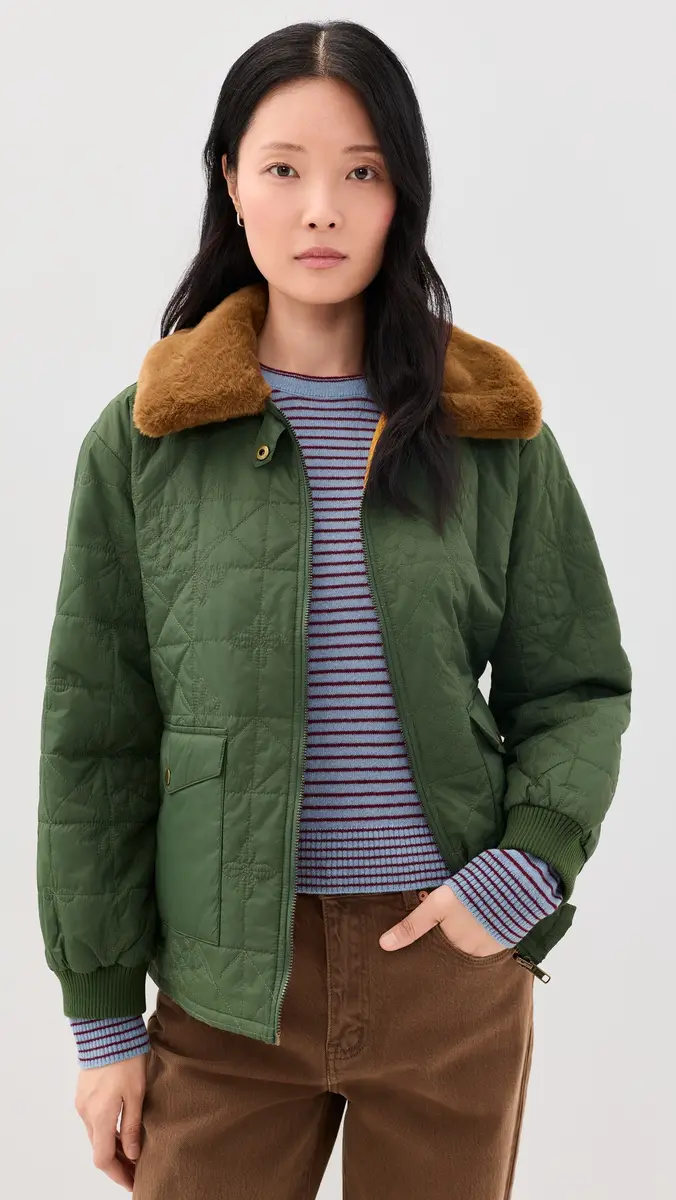 THE GREAT. Outdoors The Reversible Logger Puffer Coat | Thumbnail 2 THE GREAT. Outdoors The Reversible Logger Puffer Coat | Thumbnail 2