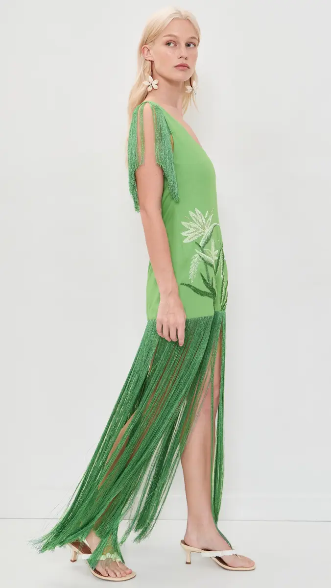 Yellow The Label Kyla Fringe Dress | Thumbnail 4 Yellow The Label Kyla Fringe Dress | Thumbnail 4