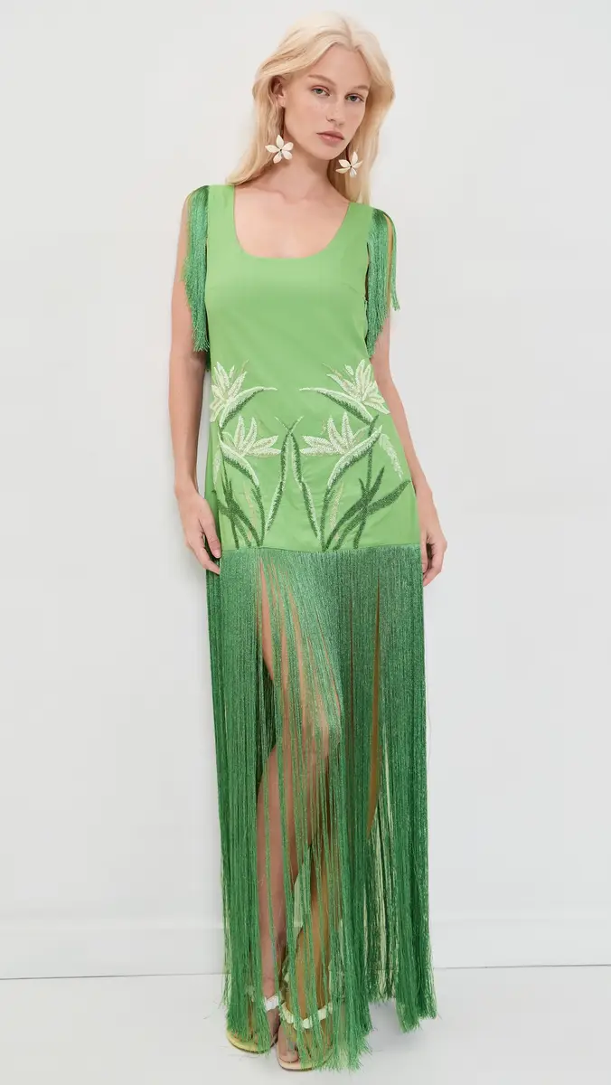 Yellow The Label Kyla Fringe Dress | Thumbnail 5 Yellow The Label Kyla Fringe Dress | Thumbnail 5