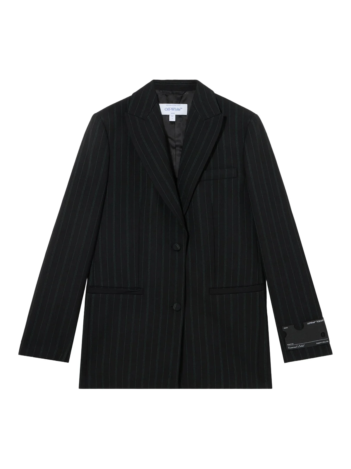Off-White Pinstripe Tomboy Blazer