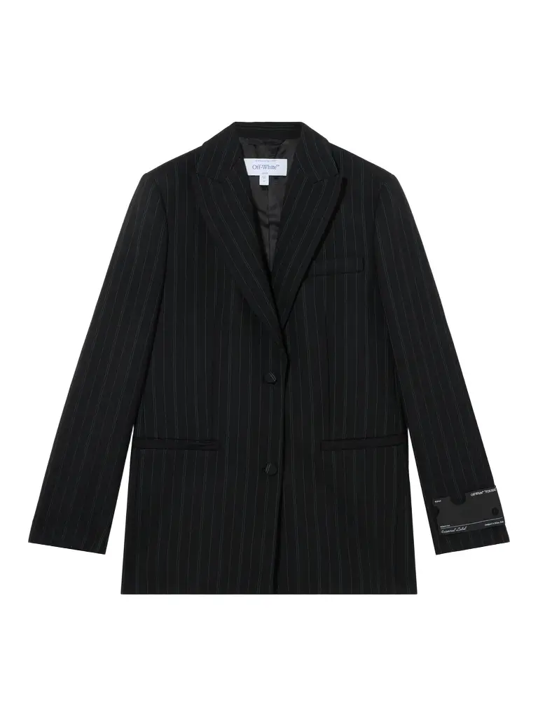 Off-White Pinstripe Tomboy Blazer